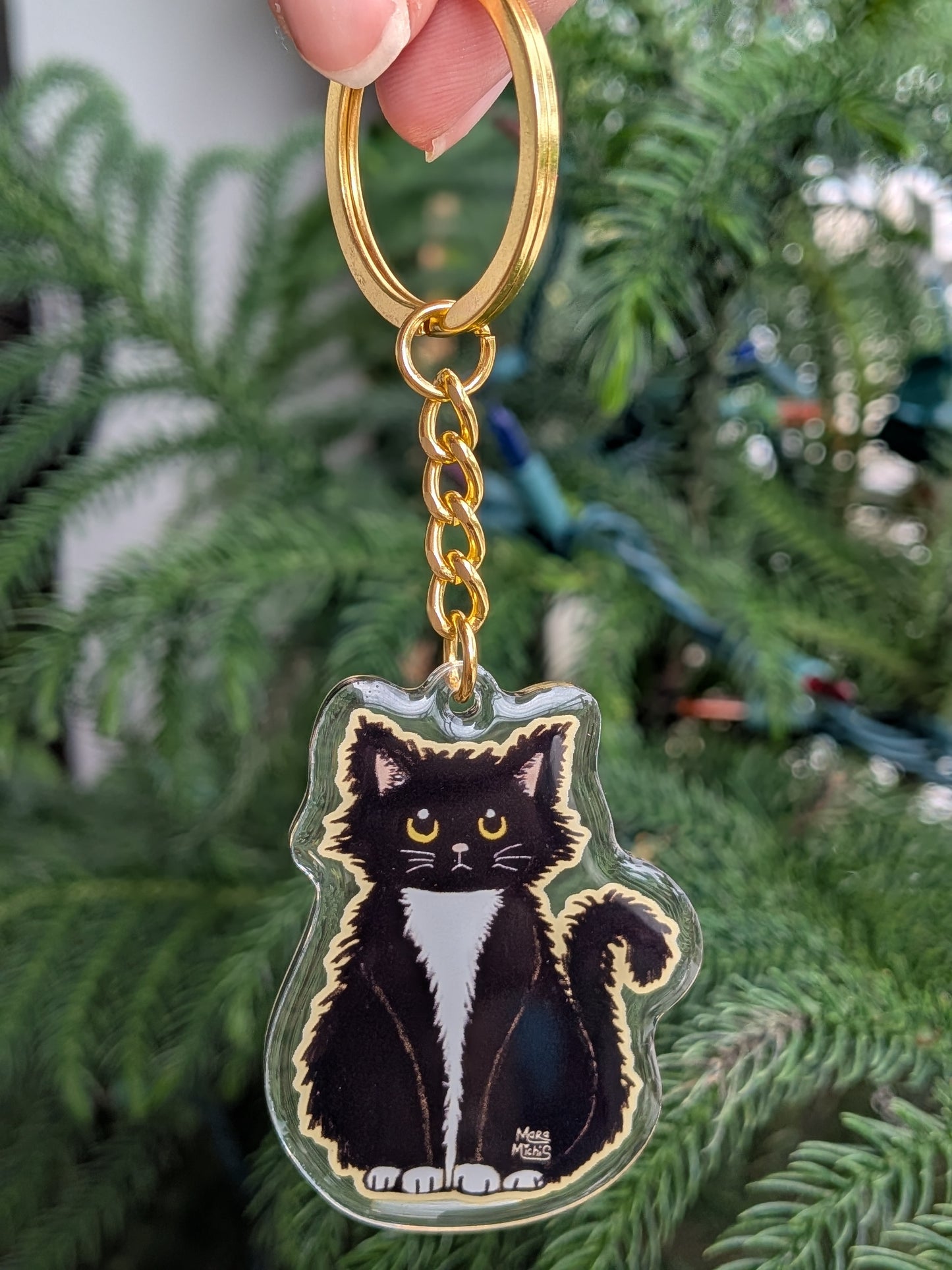 Llavero Beba la Gata Tuxedo