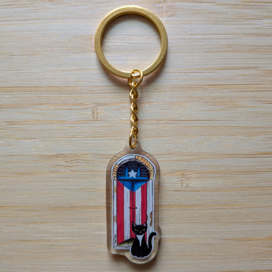 Llavero Puerta Bandera de Puerto Rico