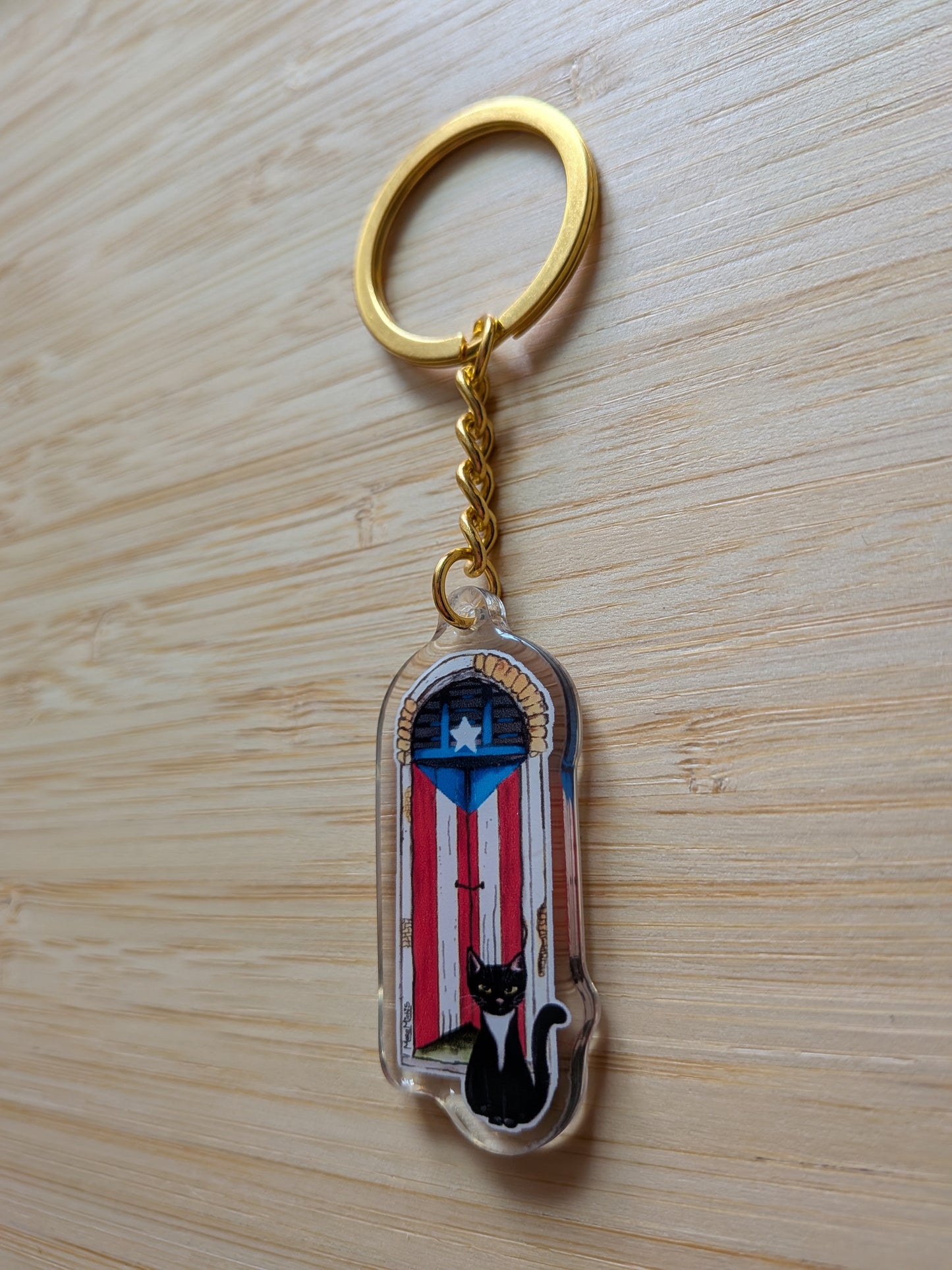 Llavero Puerta Bandera de Puerto Rico
