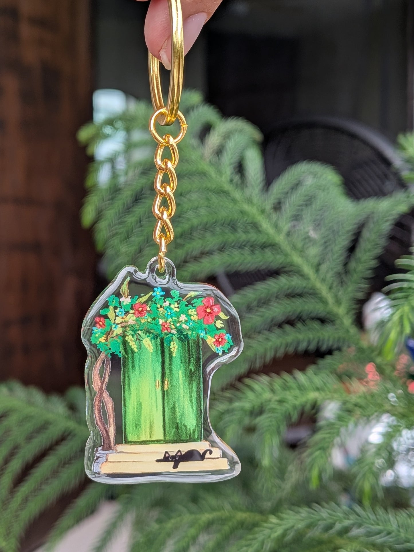 Llavero Puerta Verde