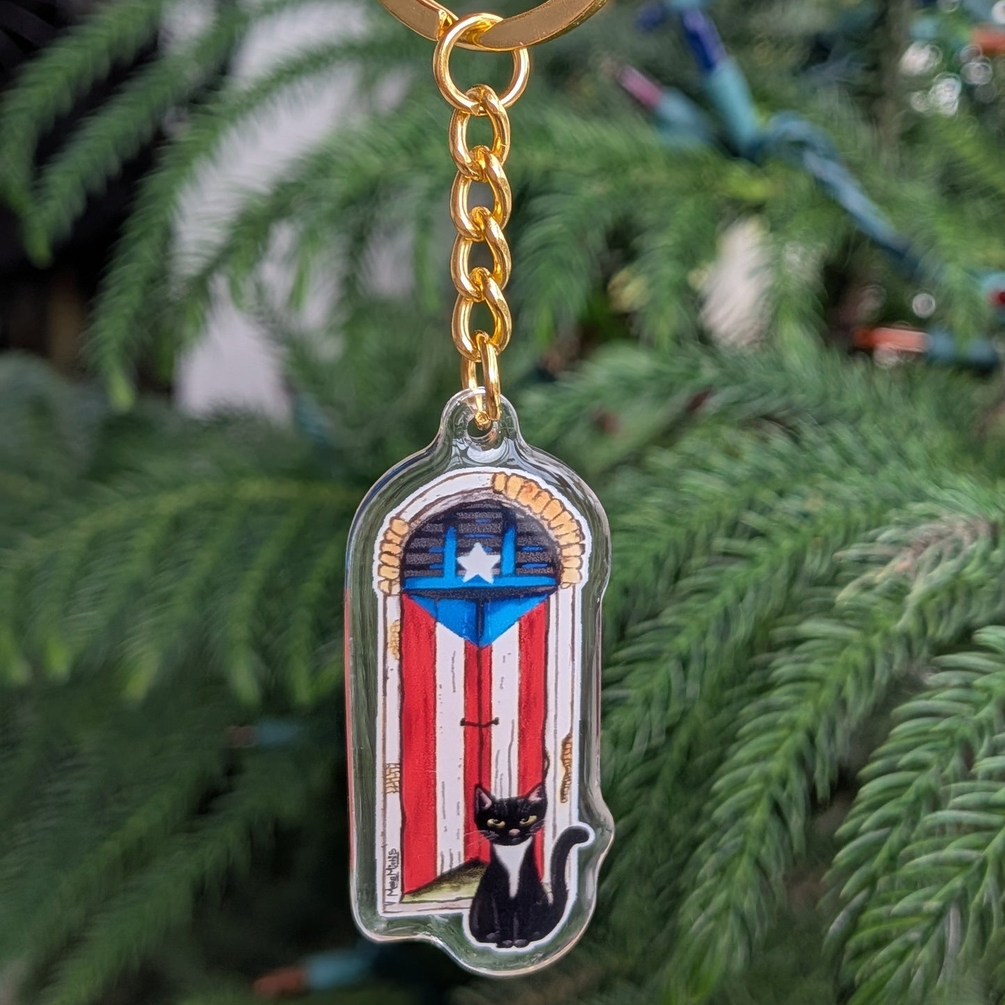 Llavero Puerta Bandera de Puerto Rico