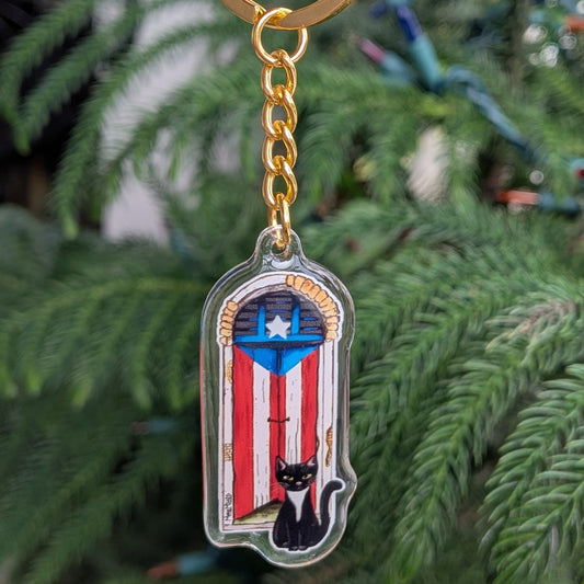 Llavero Puerta Bandera de Puerto Rico