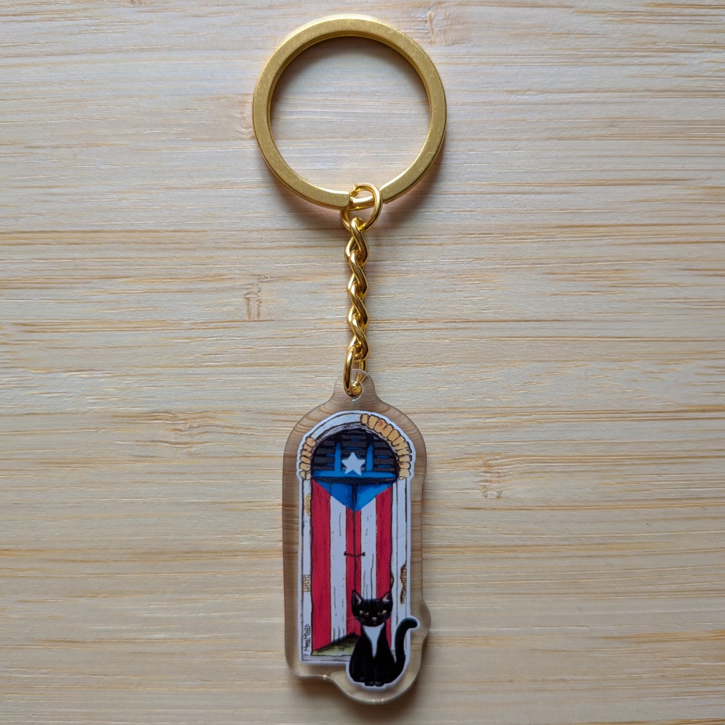 Llavero Puerta Bandera de Puerto Rico